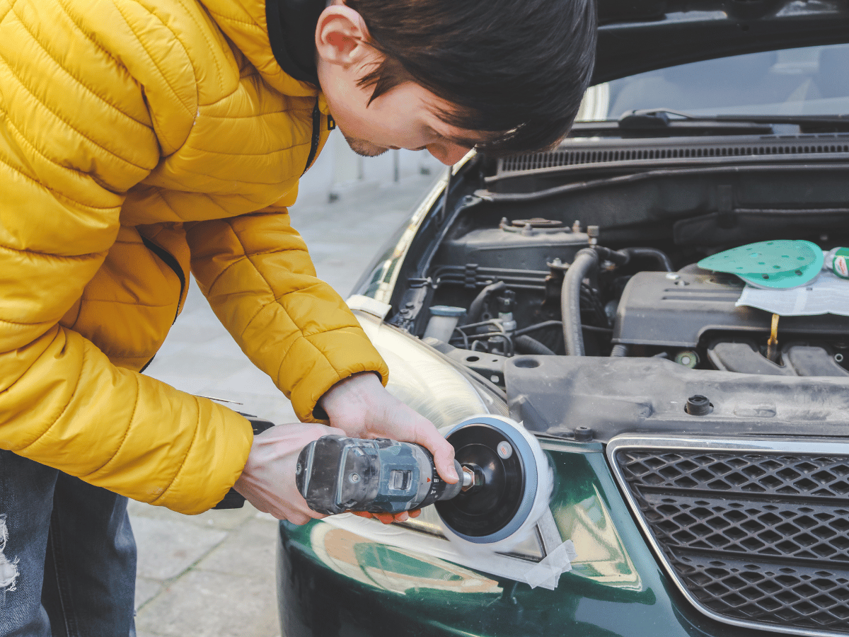 Restoring the clarity of headlights that have become cloudy or yellow over time