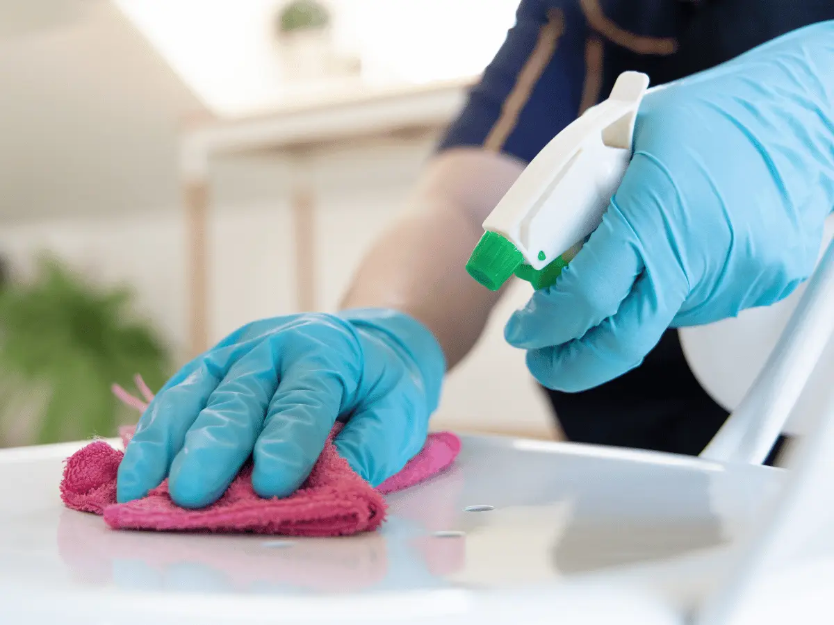 Thorough cleaning for a spotless property at the end of your tenancy