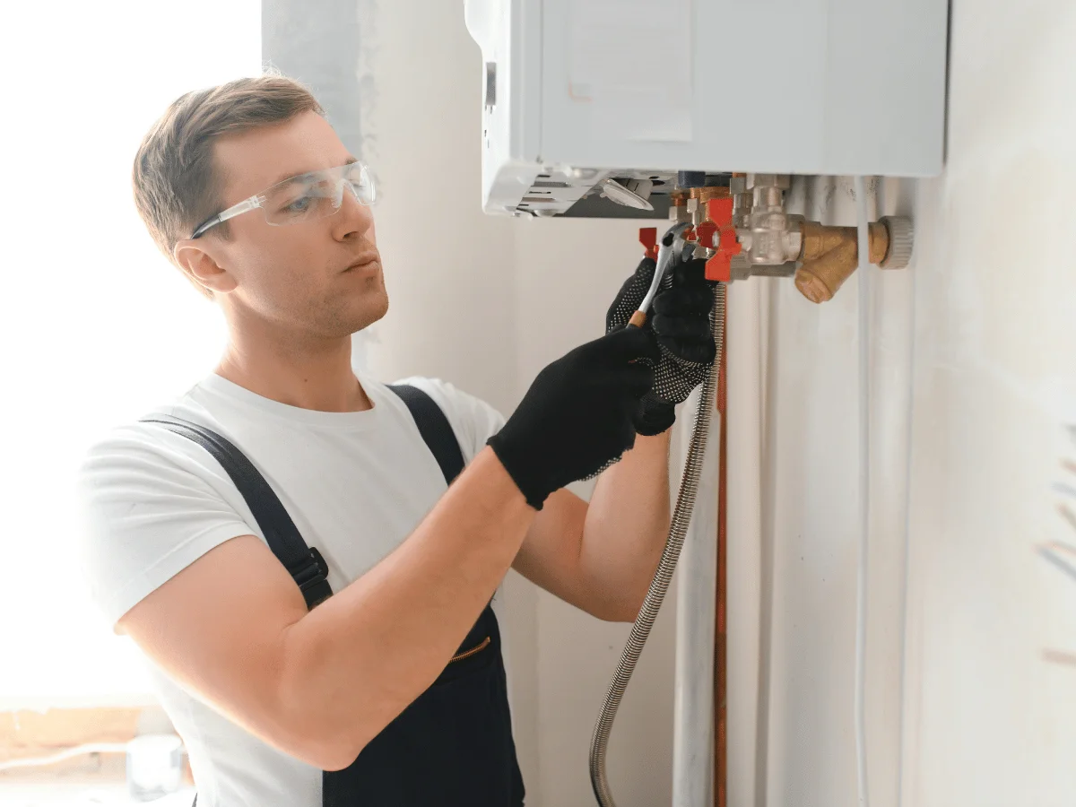 Installation, maintenance, and repair of gas or heating systems and appliances